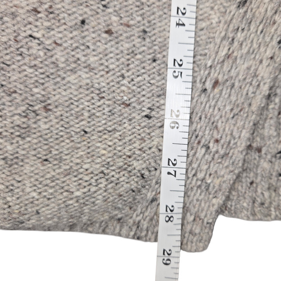 Roots Canada Womens XS Sweater Tan Oatmeal Heathered Knit Wool Alpaca Jumper - Picture 8 of 12